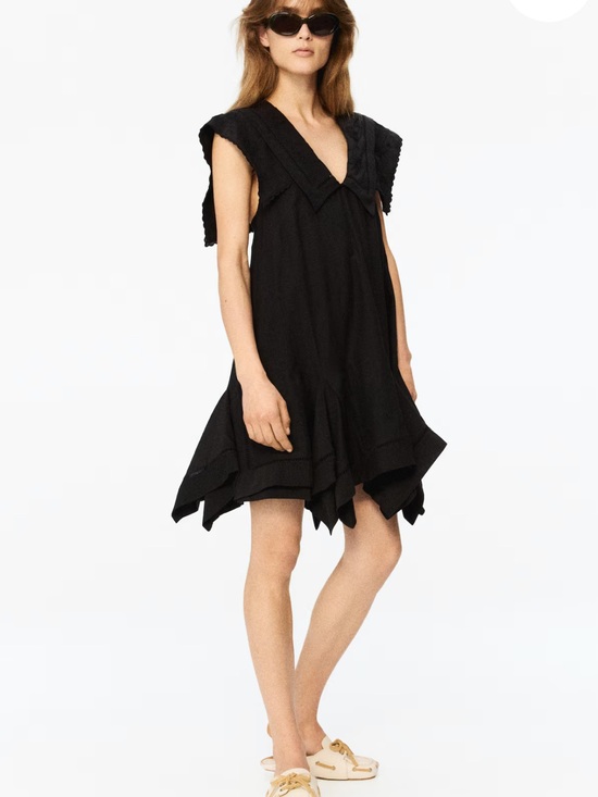 H&M Dresses & Skirts - NWT (size small) H&M Studio EYELET-EMBROIDERED DRESS WITH SAILOR COLLAR
